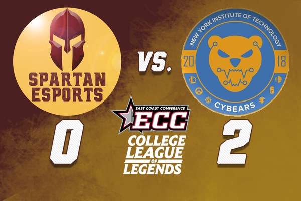 Spartans Fall to NYIT, 2-0 in ECC League of Legends Season Opener