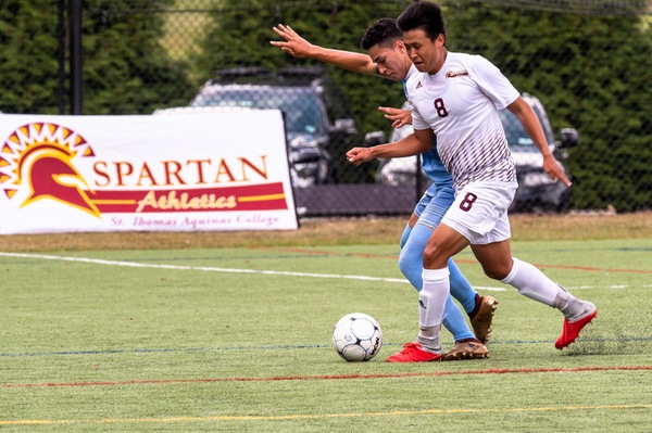 Late Penalty Kick Stops Men's Soccer in Tough 3-2 Loss to Molloy
